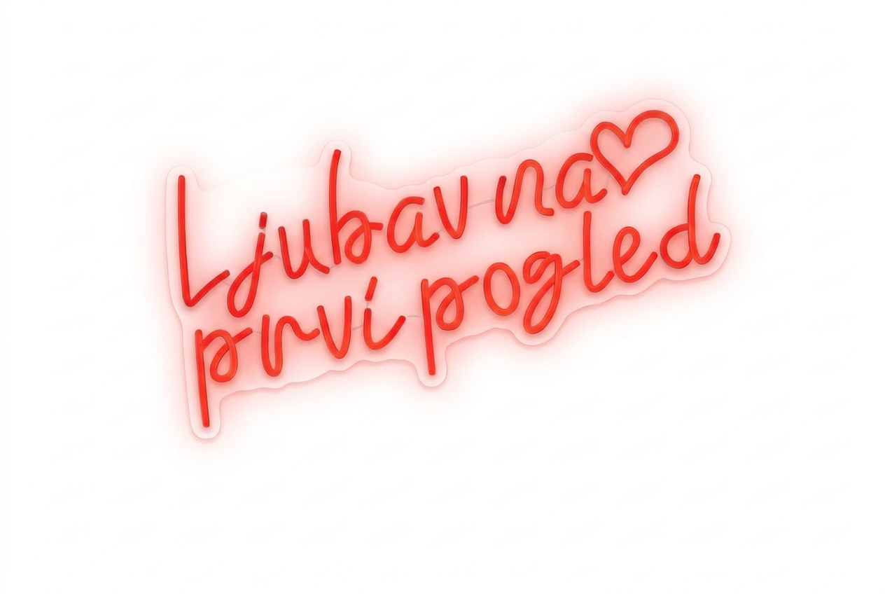 Neon crveni- „Ljubav na prvi pogled“